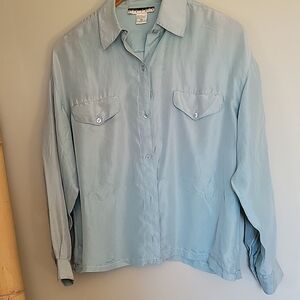 100% silk blouse New York Studio Silk